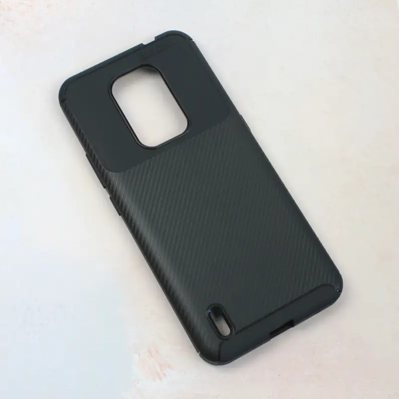 Torbica Defender Carbon za Motorola Moto E7 2020 Crna