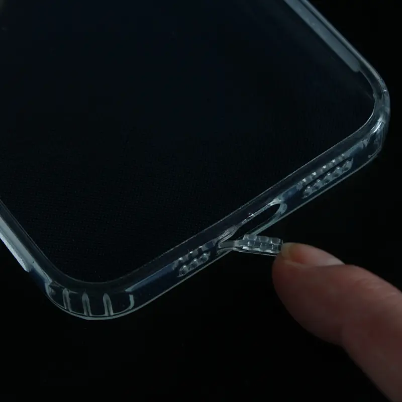 Torbica Silikonska Ultra Thin With Pluggy za Iphone 12 Mini 5.4 Transparent
