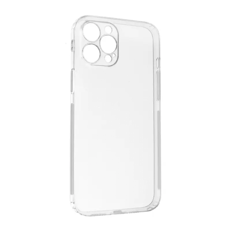 Torbica Silikonska Ultra Thin With Pluggy za Iphone 12 Pro Max Transparent