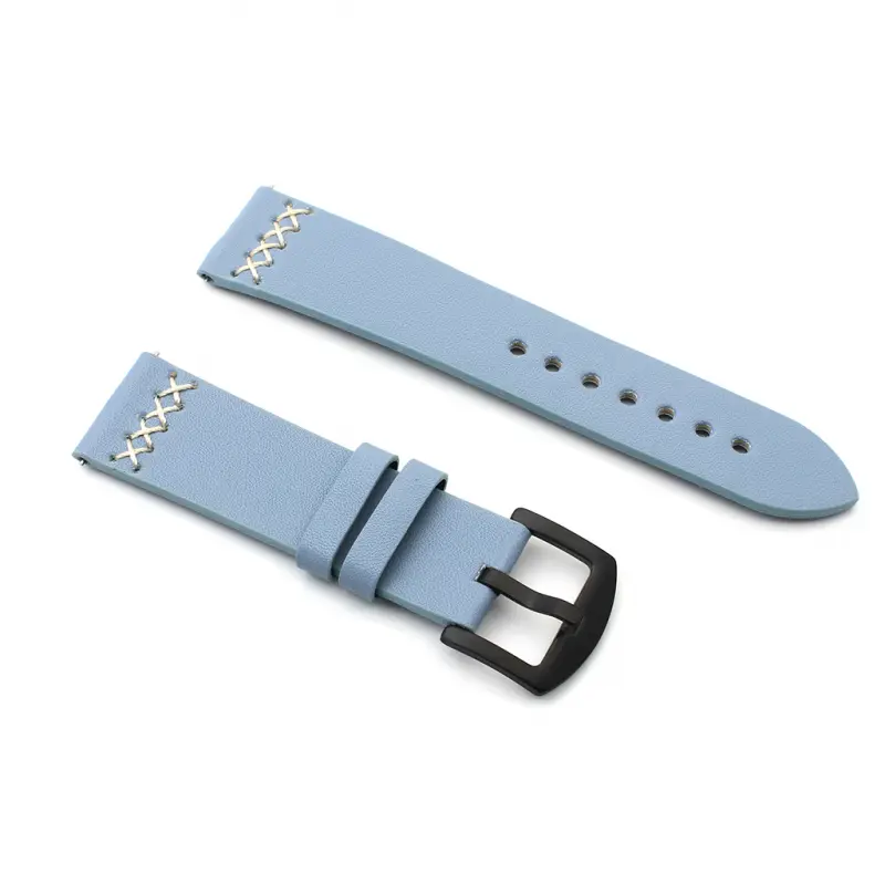 Narukvica Thread Kozna za Smart Watch 22MM Svetlo Plava