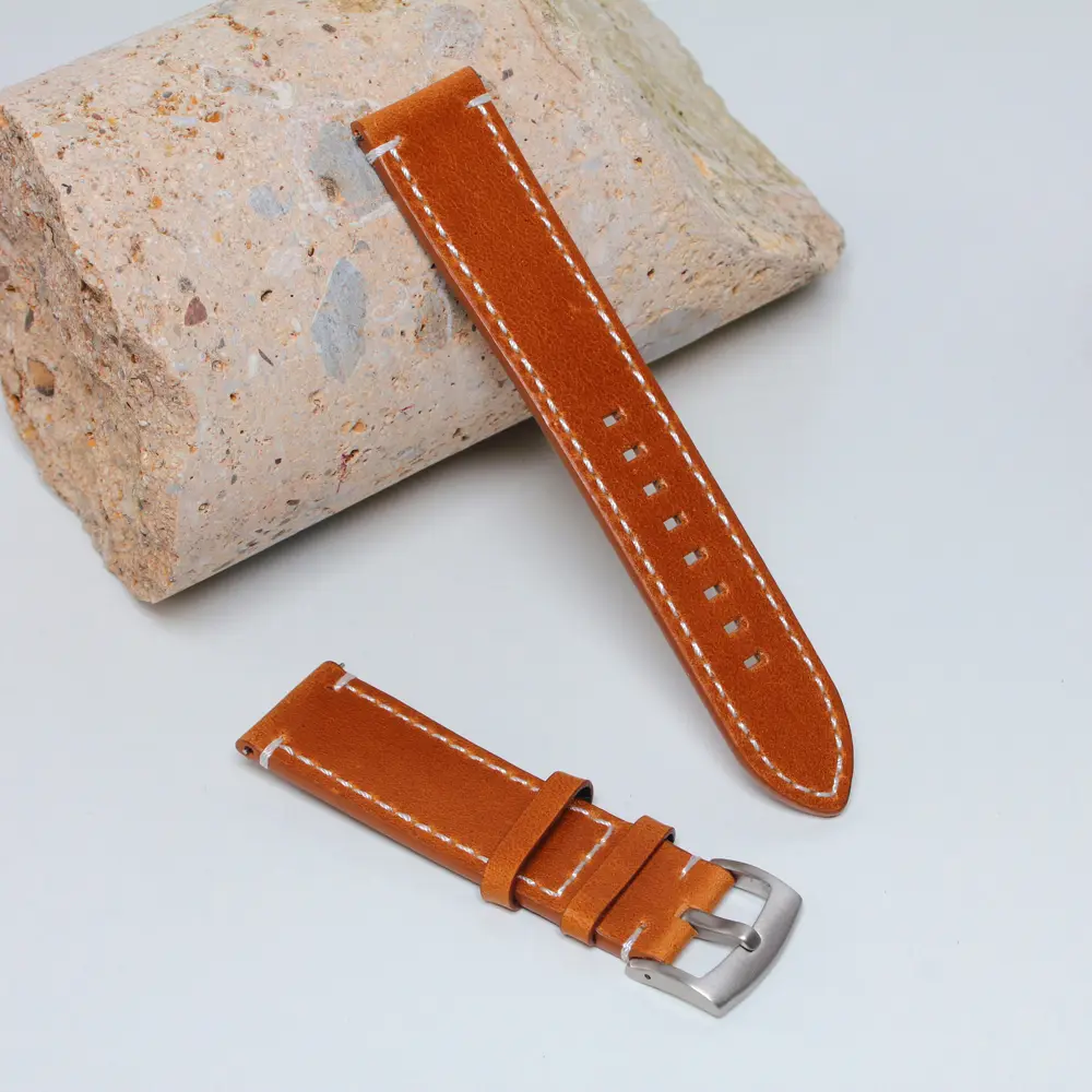 Narukvica Elegant Kozna za Smart Watch 22MM Braon