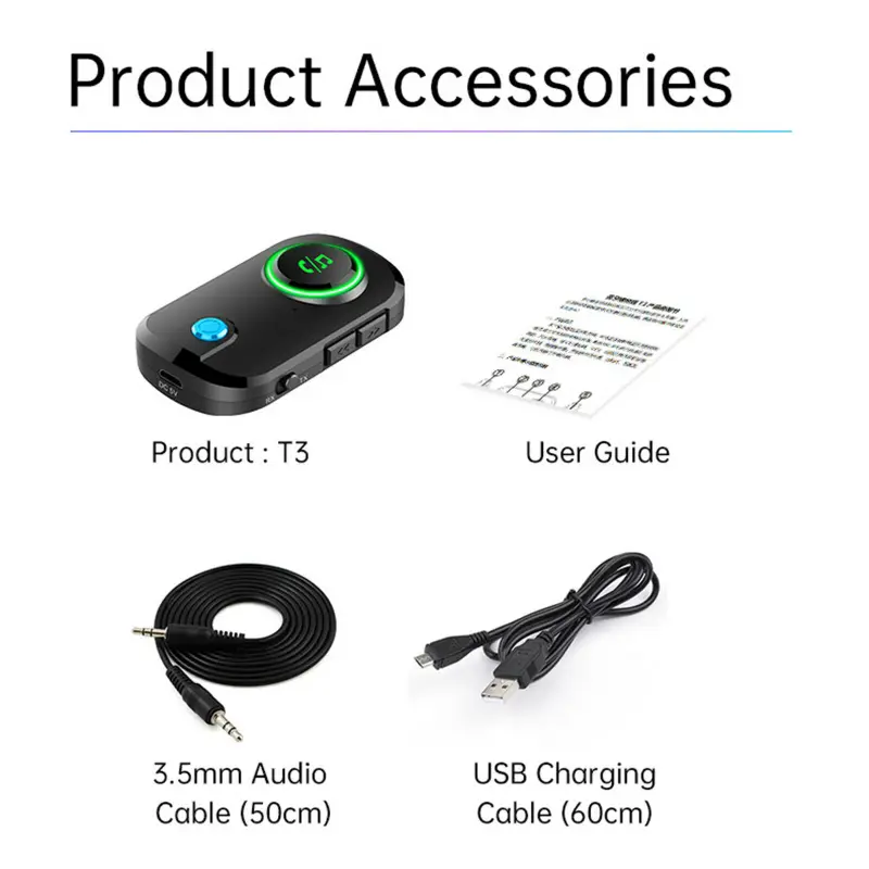 Bluetooth Player T3 Crni