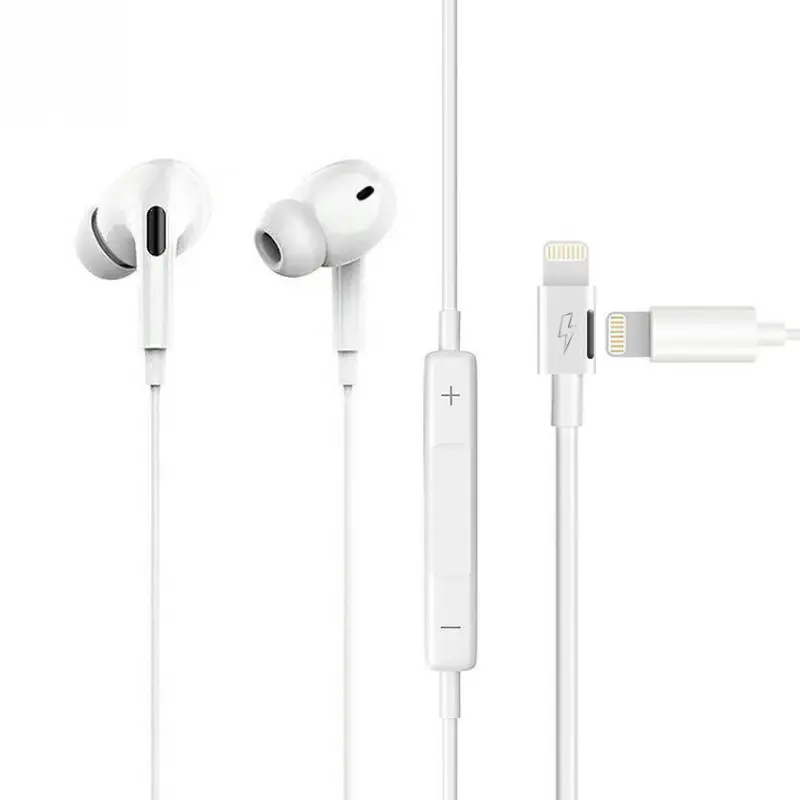 Slusalice sa Adapterom za Punjenje Jh-015 za Iphone Lightning Bele