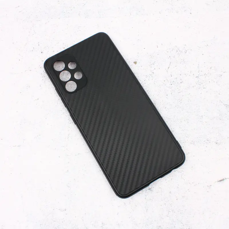 Torbica Carbon Fiber za Samsung A325F Galaxy A32 4G (eu) Crna