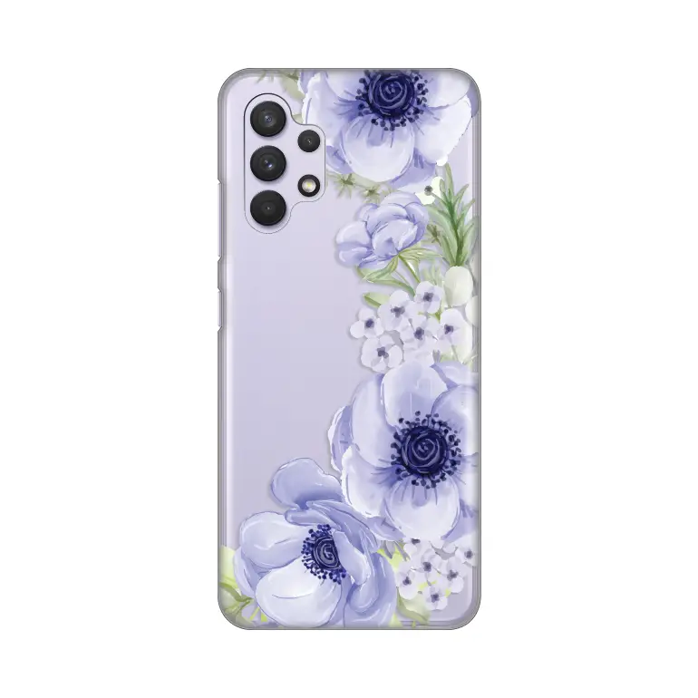 Torbica Silikonska Print Skin za Samsung A325F Galaxy A32 4G (eu) Blue Roses