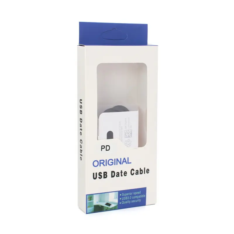 Data Kabl PD Type C na Type C Crni 1M
