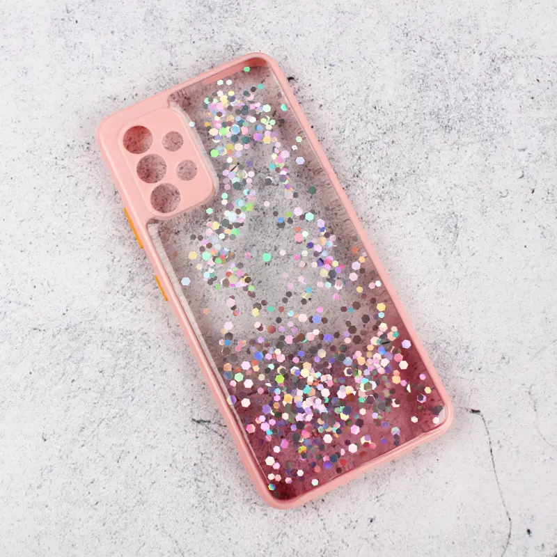Torbica Frame Glitter za Samsung A325F Galaxy A32 4G (eu) Roze