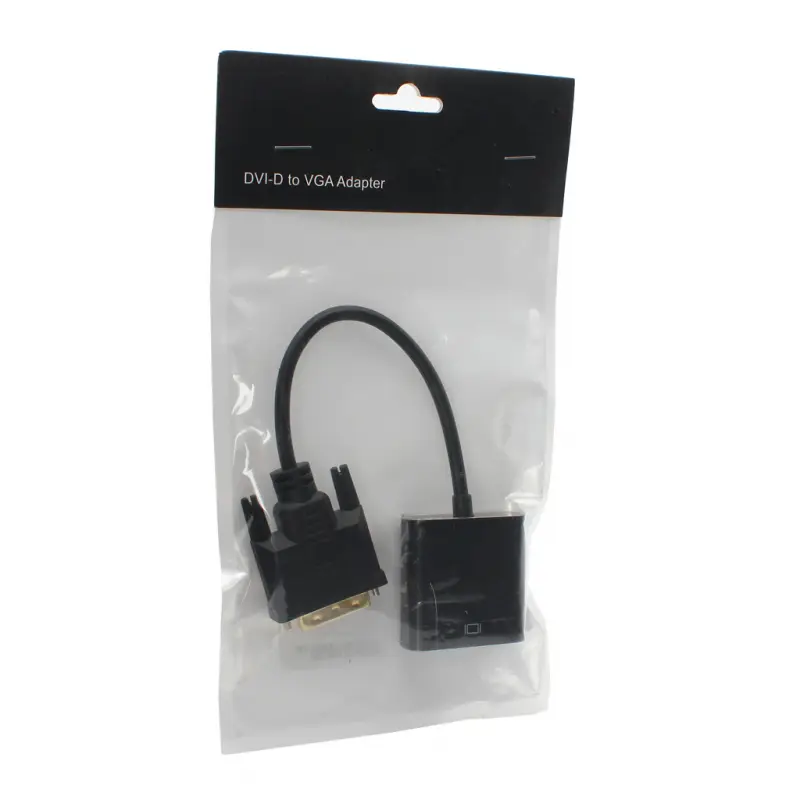 Adapter DVI (24+1) na VGA Z Crni Jwd-hv13