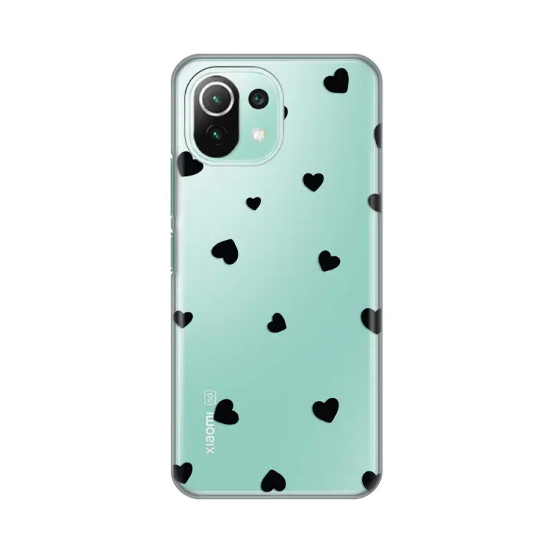 Torbica Silikonska Print Skin za Xiaomi Mi 11 Lite Hearts