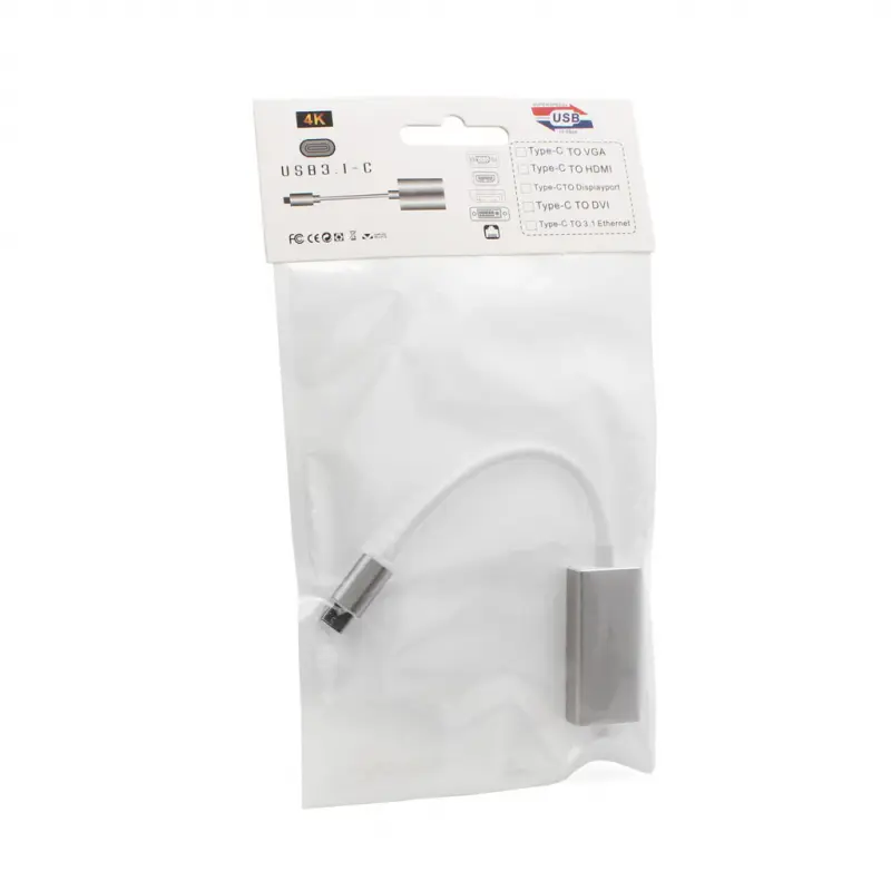 Adapter Type C na Mini DP Jwd-t16 Srebrni