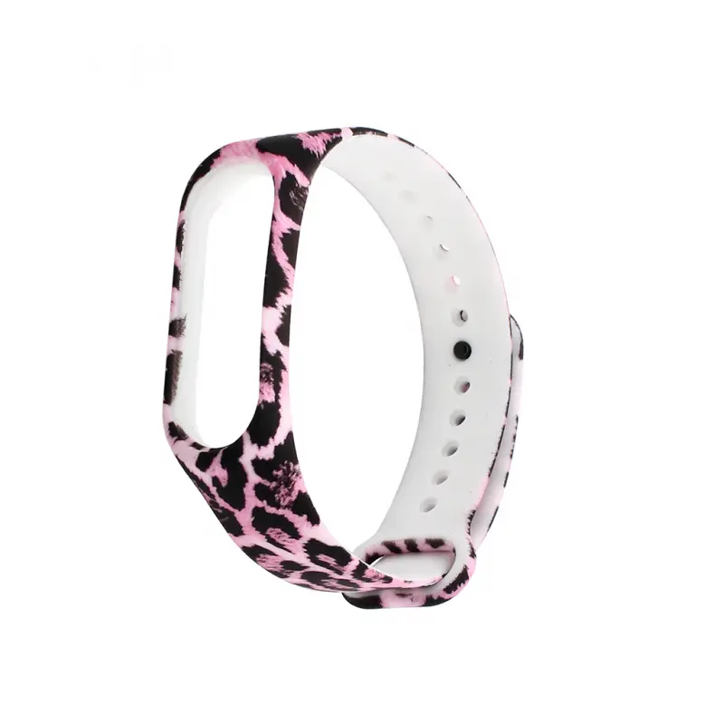 Narukvica za Smart Watch Xiaomi Mi Band M3/m4 Leopard Pink