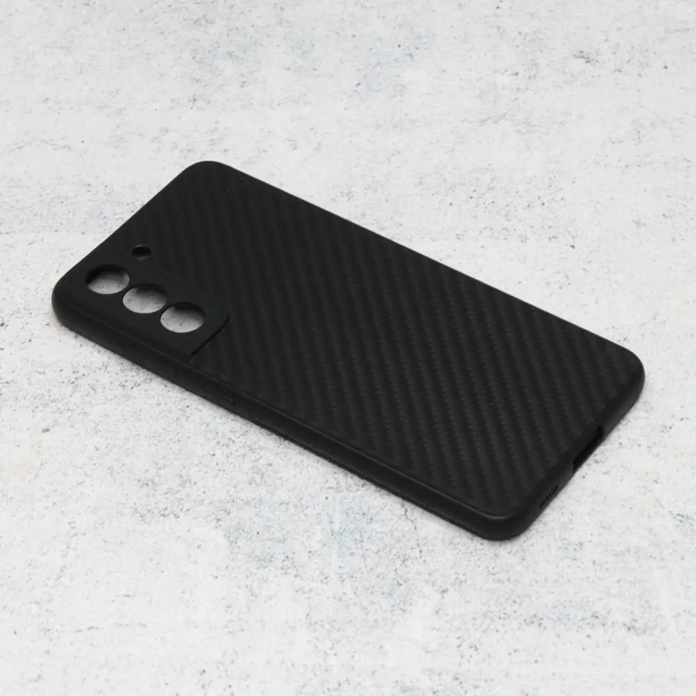 Torbica Carbon Fiber za Samsung G990F Galaxy S21 FE Crna
