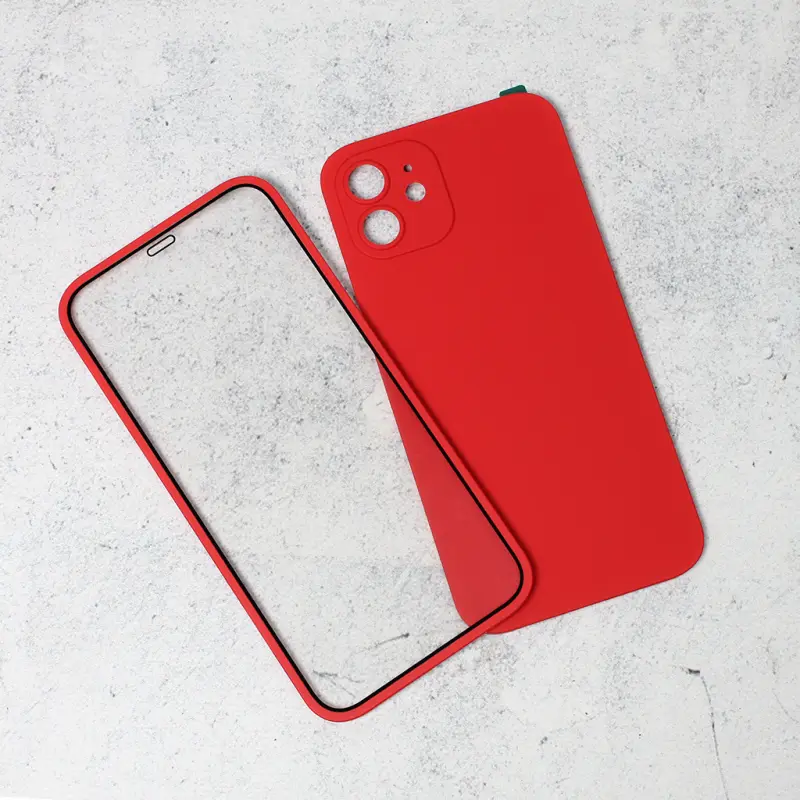 Torbica Slim 360 Full za Iphone 12 6.1 Crvena