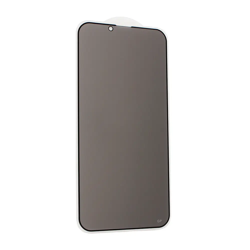 Zastitno Staklo Tempered Glass Privacy 2.5d Full Glue za Iphone 13/13 Pro/14/16e/17e 6.1 Crni