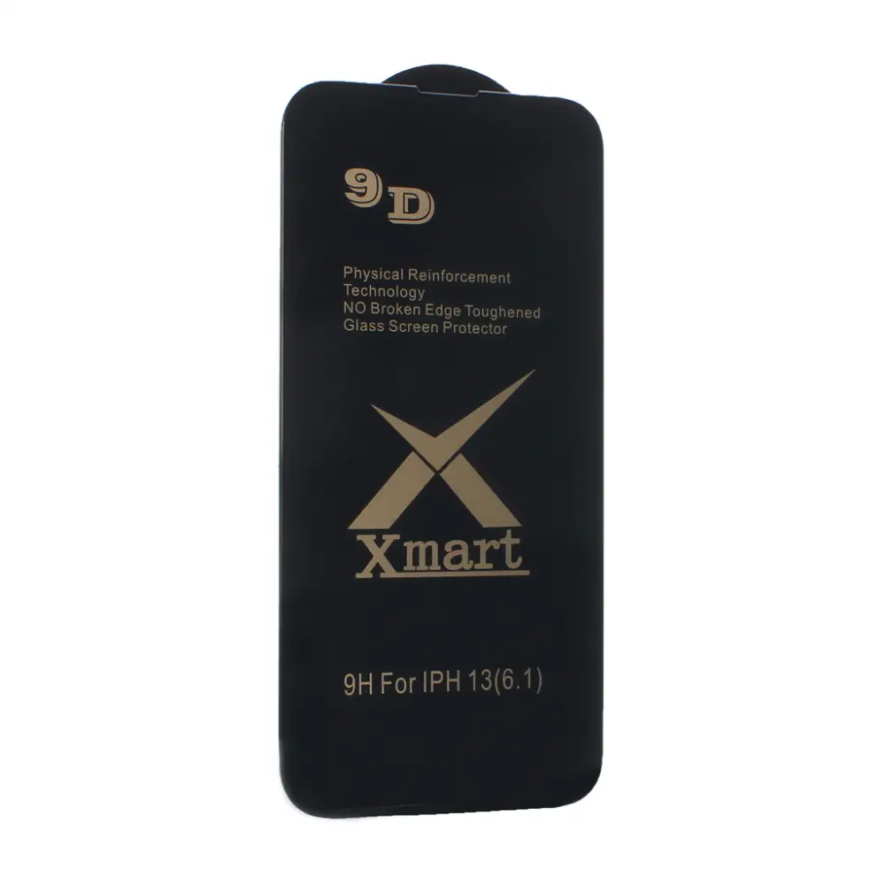 Zastitno Staklo Tempered Glass X Mart 9D za Iphone 13/13 Pro/14/16e/17e 6.1