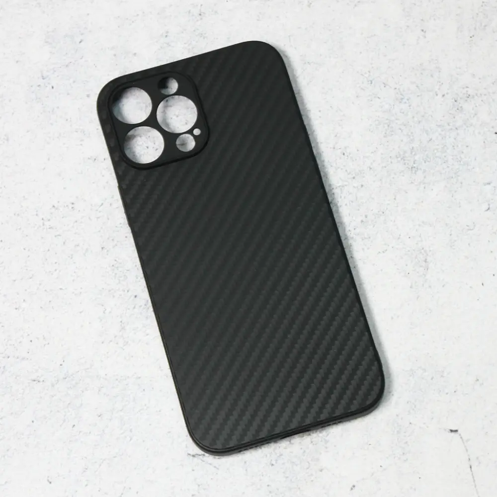 Torbica Carbon Fiber za Iphone 13 Pro Max 6.7 Crna