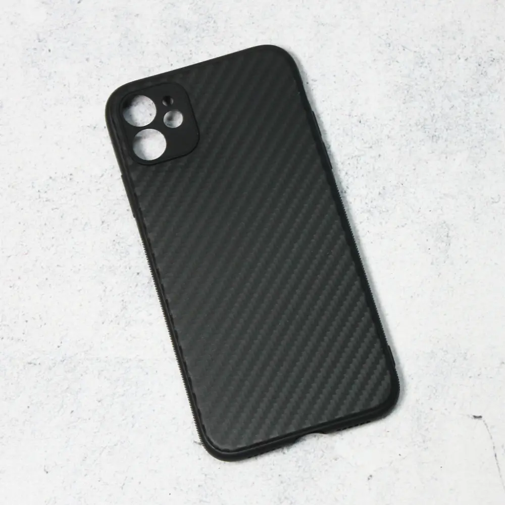 Torbica Carbon Fiber za Iphone 11 6.1 Crna