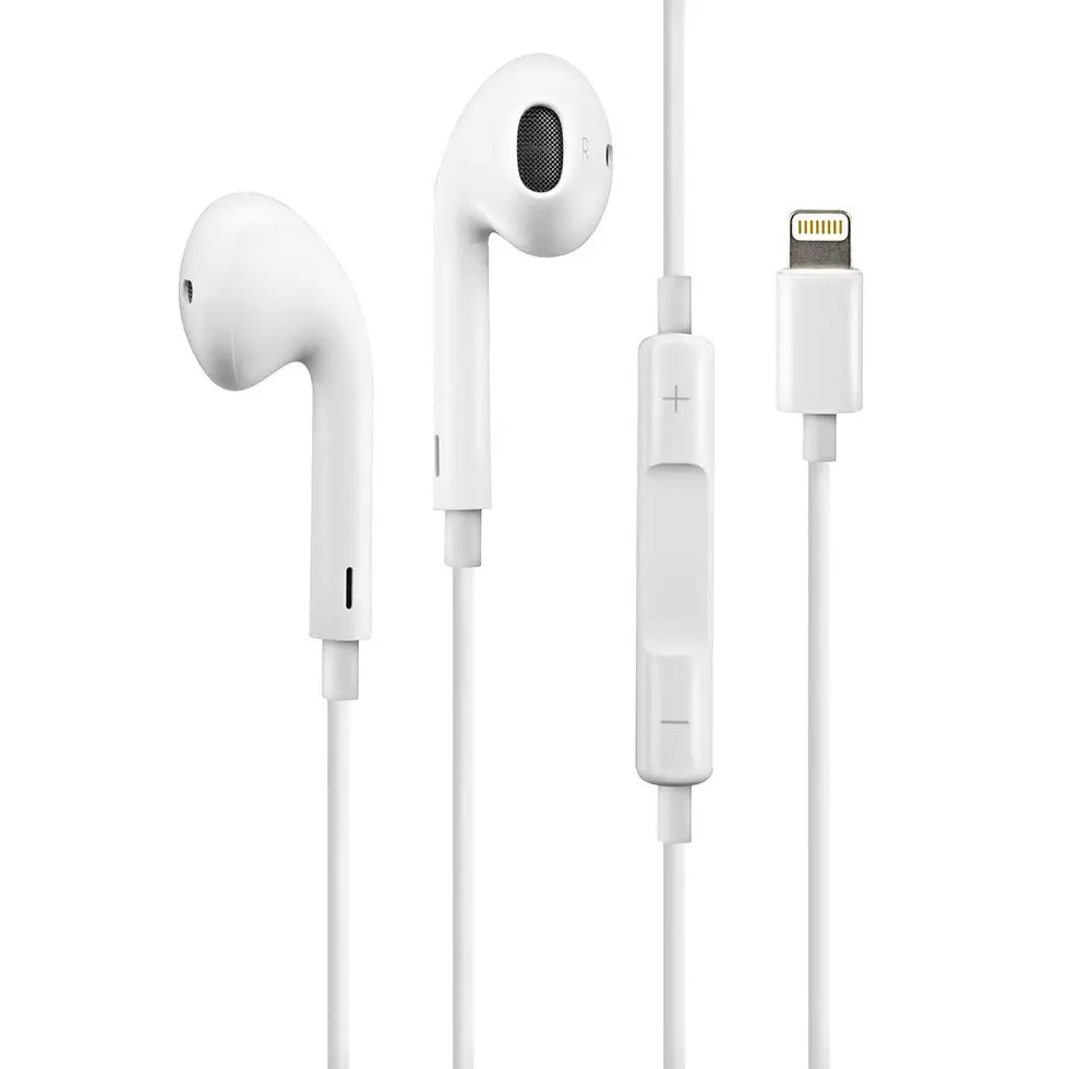 Slusalice EL01 za Iphone Lightning Bele