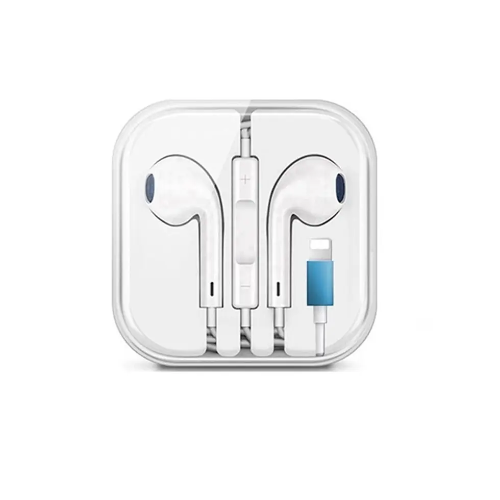 Slusalice EL01 za Iphone Lightning Bele