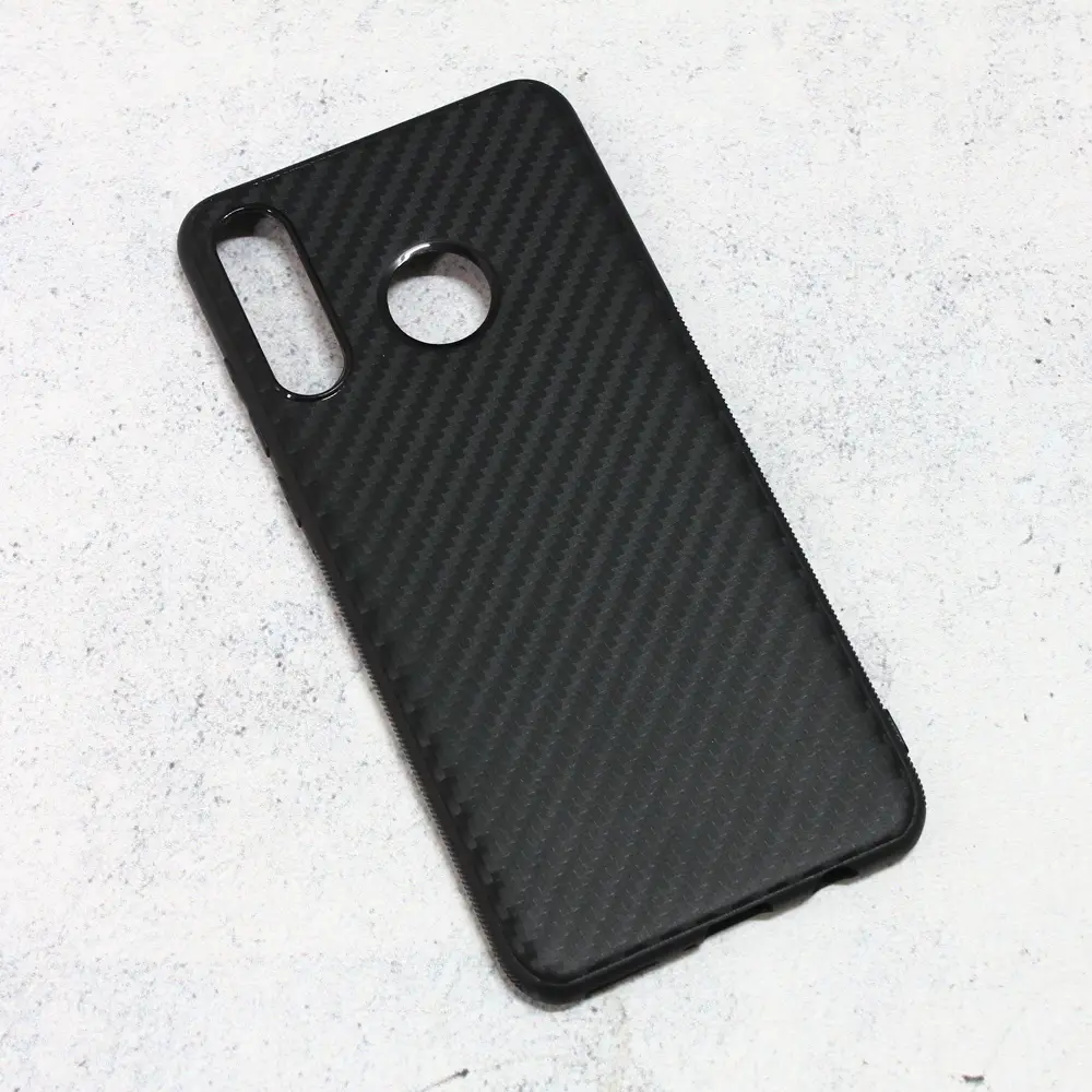 Torbica Carbon Fiber za Huawei P30 Lite Crna
