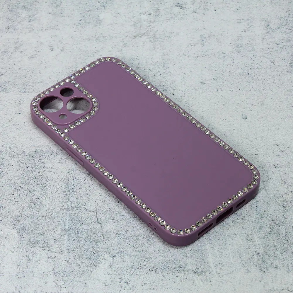 Torbica Frame Cirkon za Iphone 13 6.1 Ljubicasta