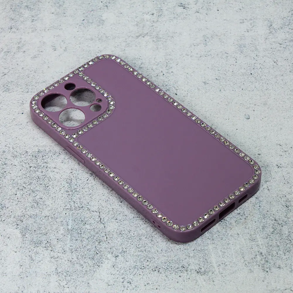 Torbica Frame Cirkon za Iphone 13 Pro 6.1 Ljubicasta