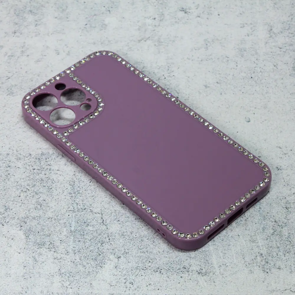 Torbica Frame Cirkon za Iphone 13 Pro Max 6.7 Ljubicasta
