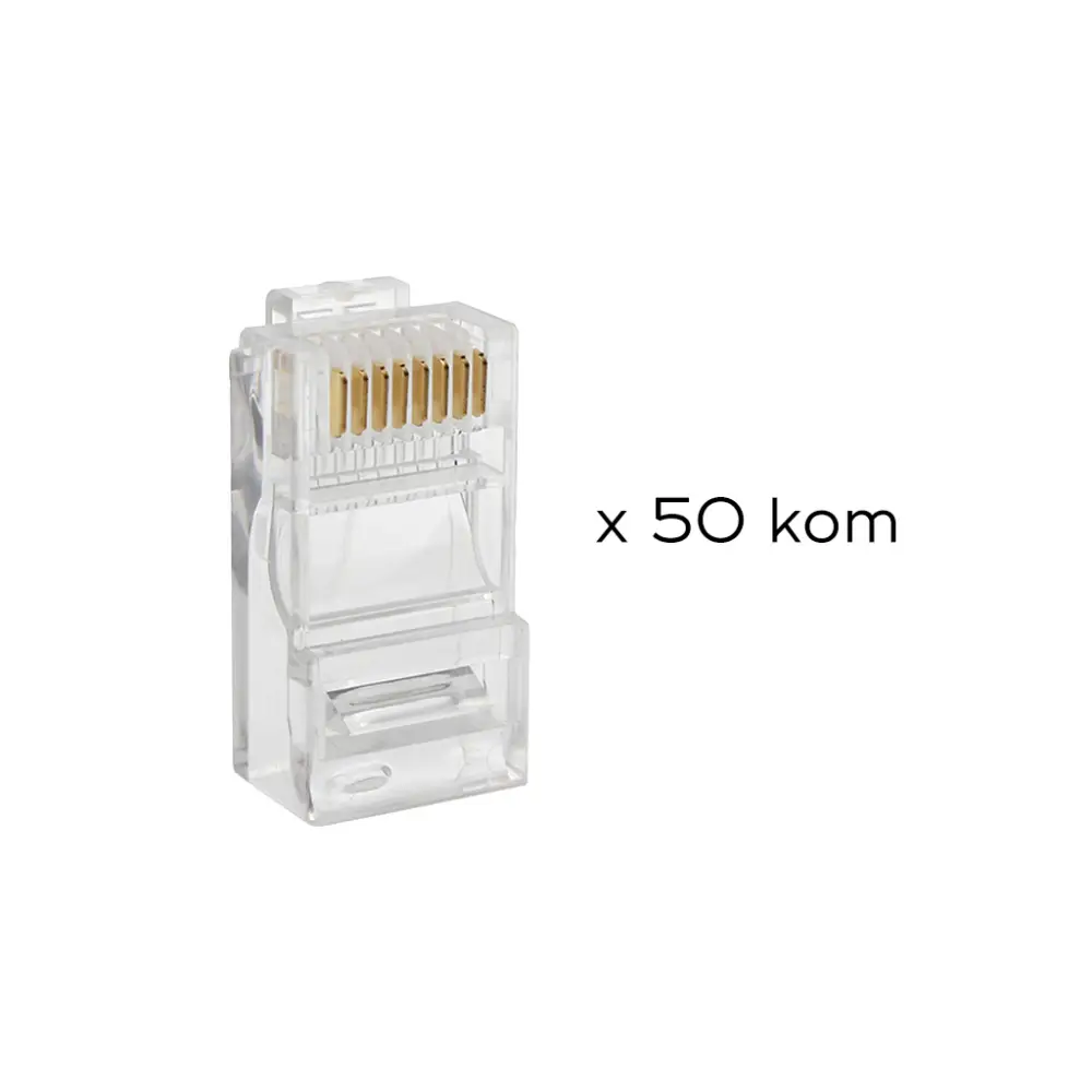 Konektor RJ45 CAT5 8P8C Jwd-ad78 50 Kom