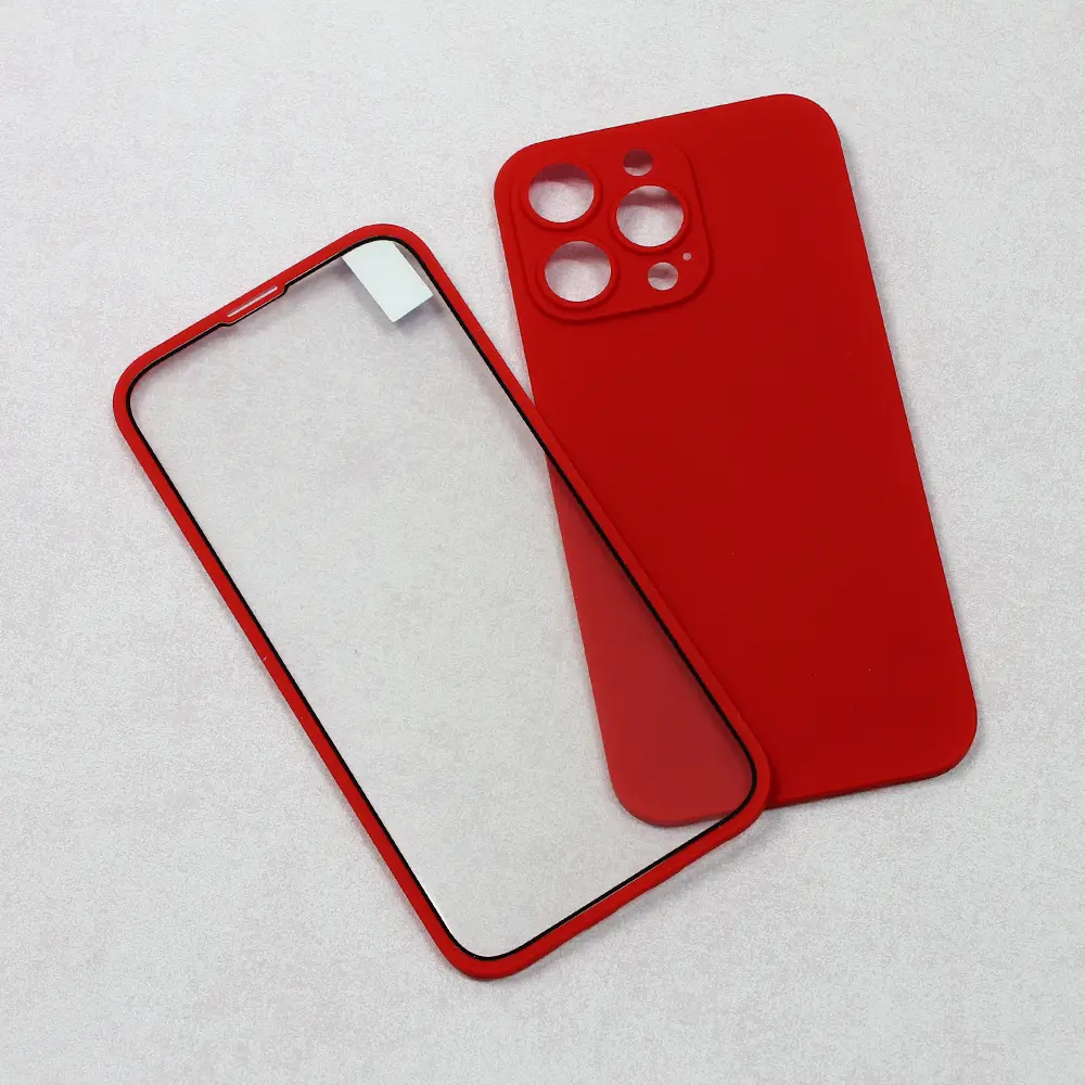 Torbica Slim 360 Full za Iphone 13 Pro Max 6.7 Crvena