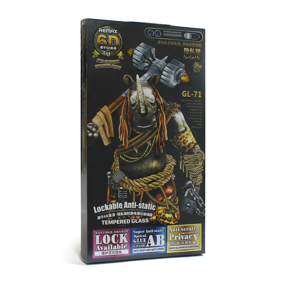 Zastitno Staklo Tempered Glass Remax Sino 6D HD Lockable Anti Static GL-71 za Iphone 12 Mini 5.4