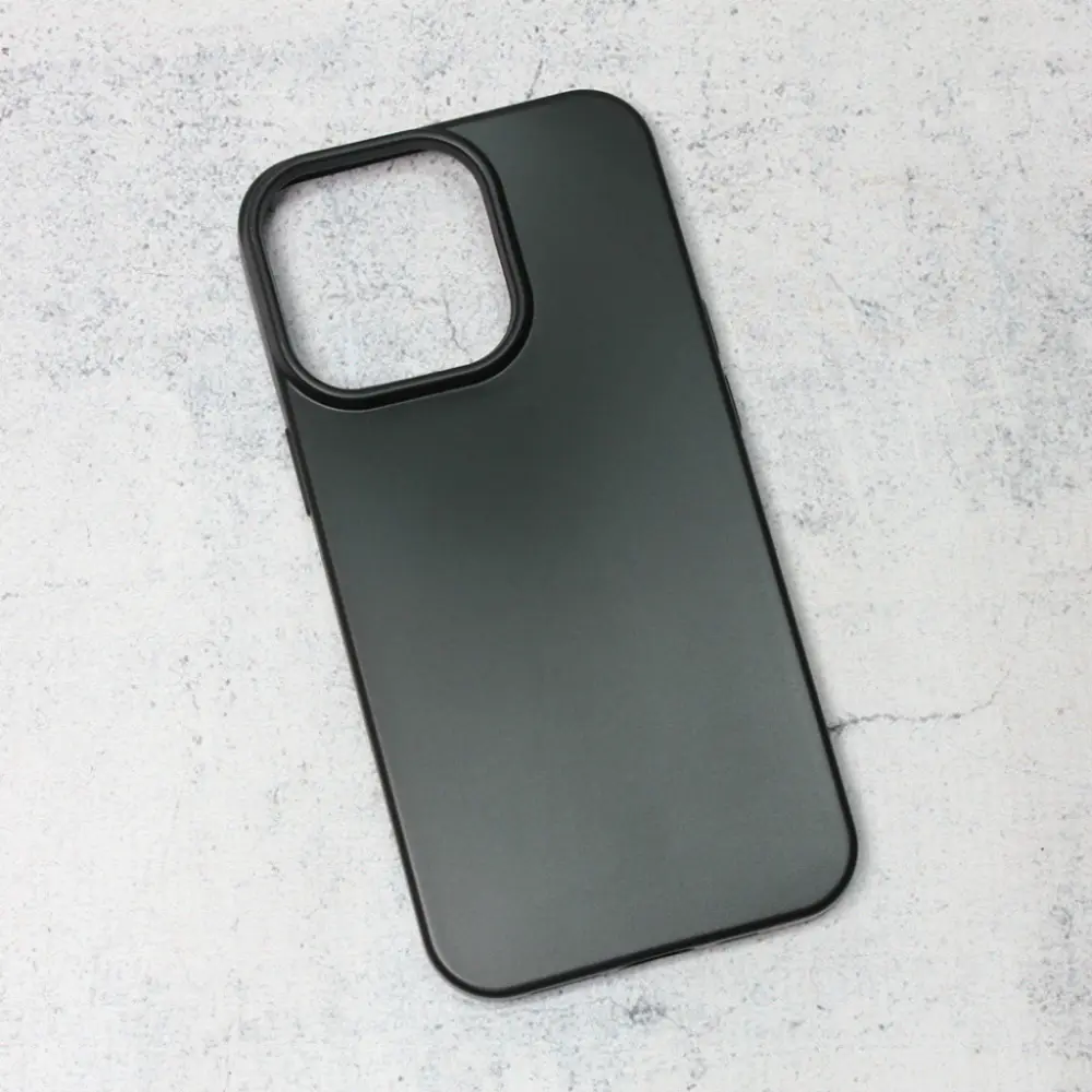 Torbica Silikonska Skin za Iphone 13 Pro 6.1 Mat Crna