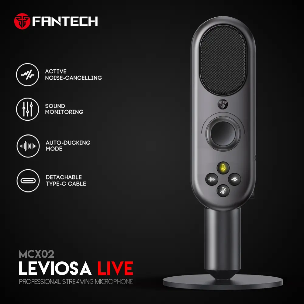 Mikrofon Fantech MCX02 Leviosa Live Crni