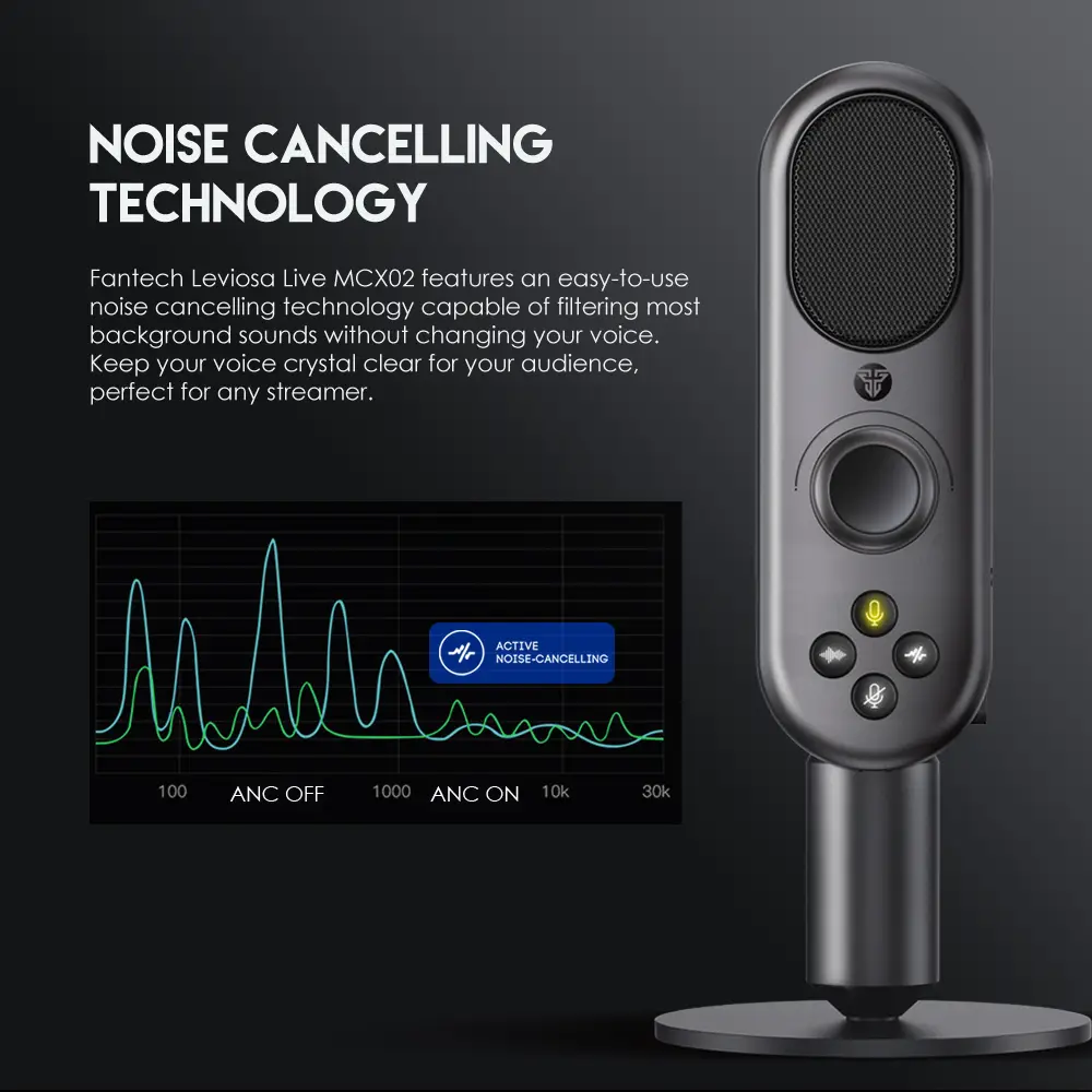 Mikrofon Fantech MCX02 Leviosa Live Crni