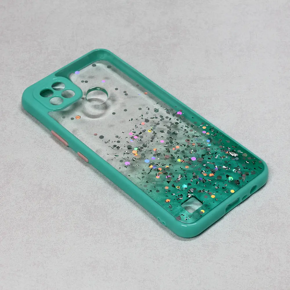 Torbica Frame Glitter za Realme C21 Mint