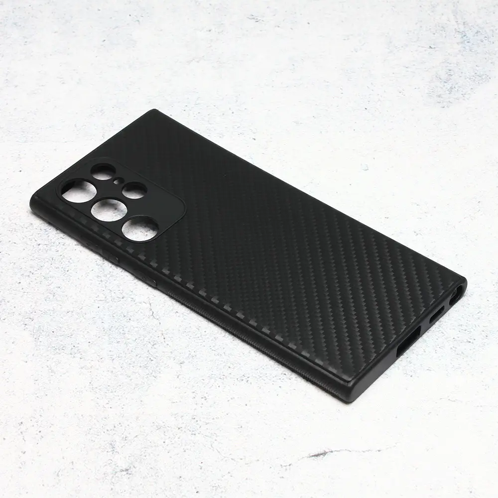 Torbica Carbon Fiber za Samsung S908B Galaxy S22 Ultra 5G Crna