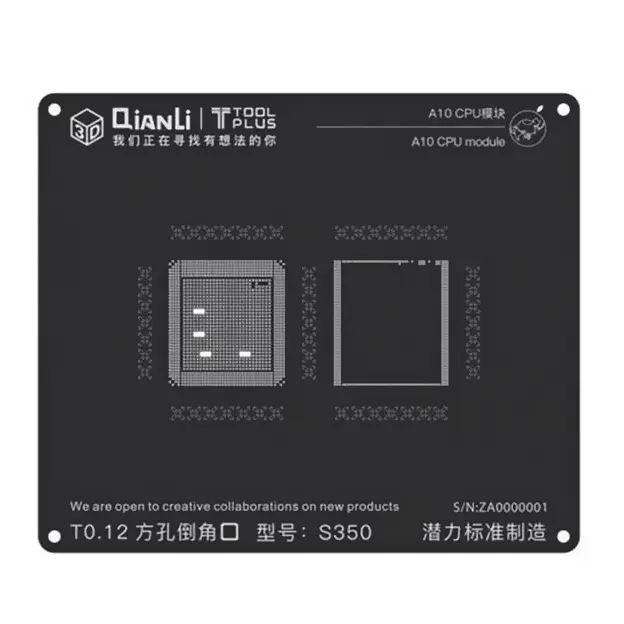 BGA Sito Qianli Toolplus 2D Iblack CPU Modul za Iphone 7G A10 S350