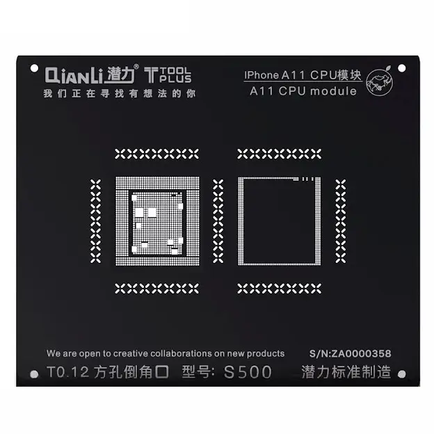 BGA Sito Qianli Toolplus 3D Iblack CPU Modul za Iphone 8G A11 S500