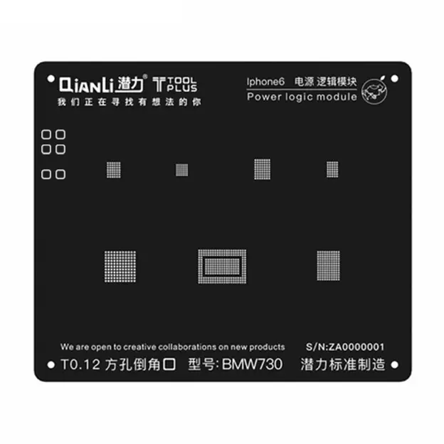 BGA Sito Qianli Toolplus 3D Iblack Power Logic Modul za Iphone 6G Bmw730