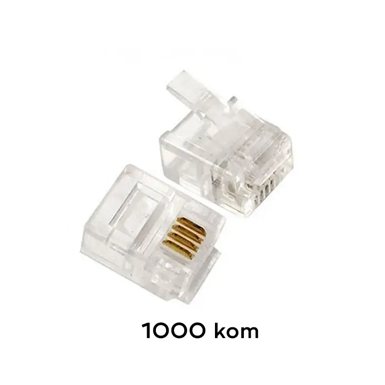Konektor RJ11 Telefonski 6P4C Jwd-c13 1000kom
