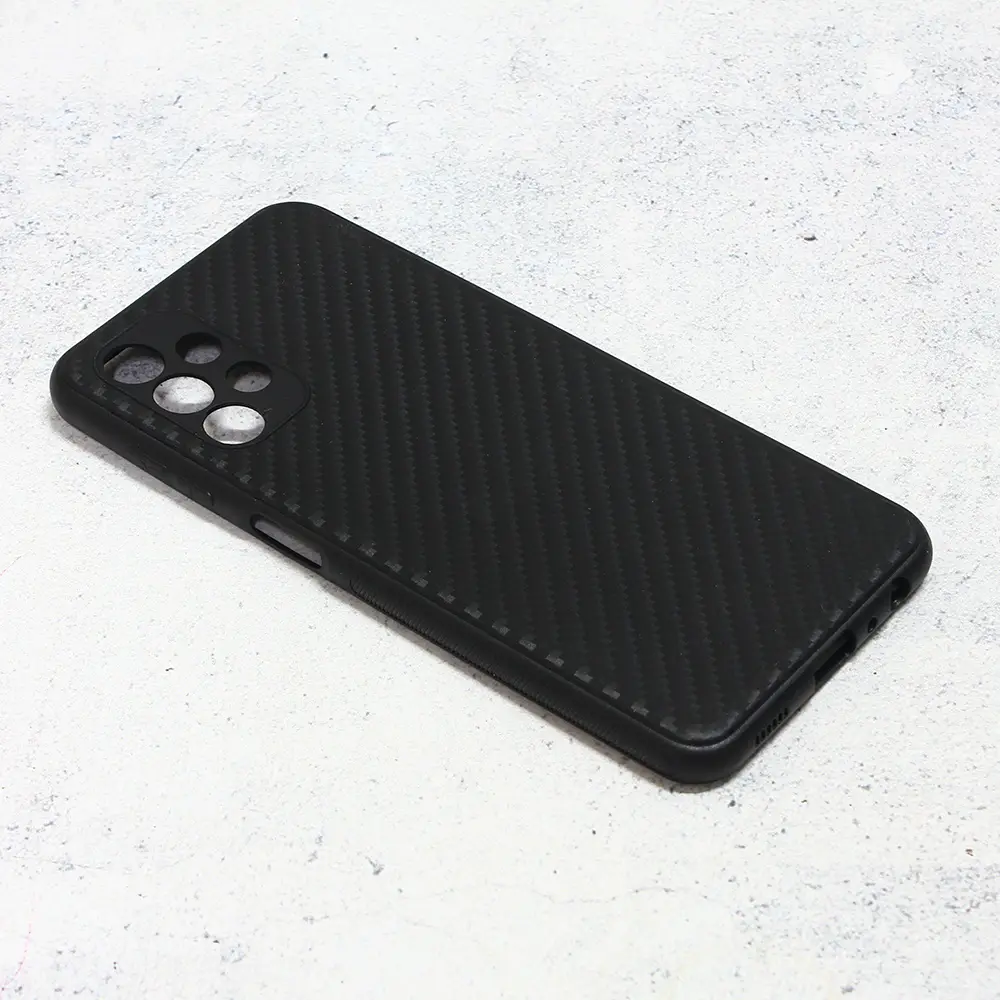 Torbica Carbon Fiber za Samsung A135F Galaxy A13 4G Crna