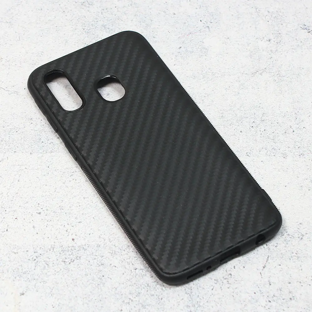 Torbica Carbon Fiber za Samsung A405F Galaxy A40 Crna