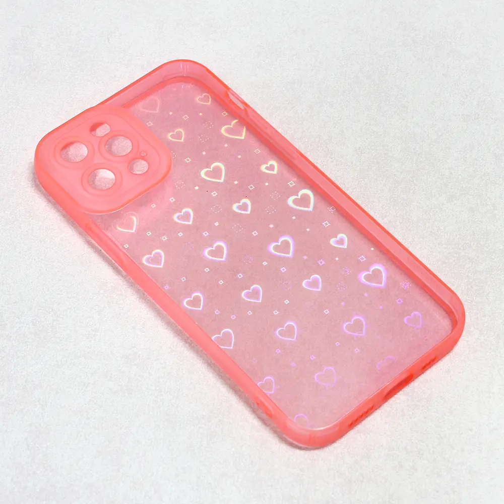 Torbica Heart Color IMD za Iphone 12 Pro 6.1 Roze