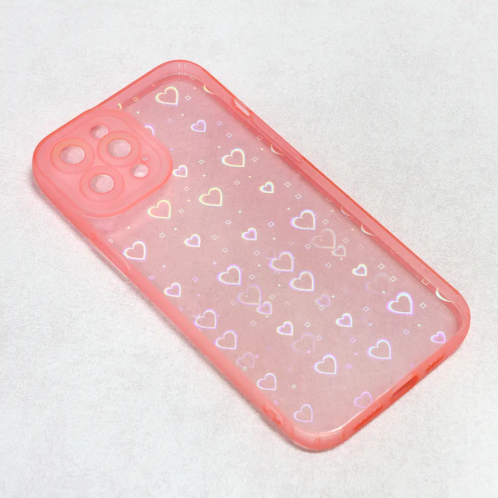 Torbica Heart Color IMD za Iphone 12 Pro Max 6.7 Roze