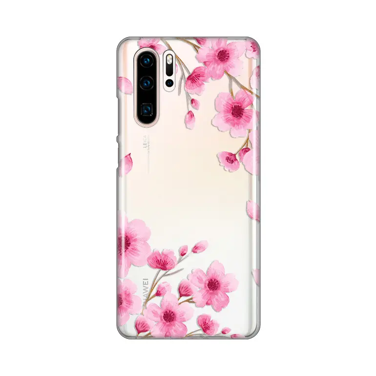 Torbica Silikonska Print Skin za Huawei P30 Pro Rose Flowers