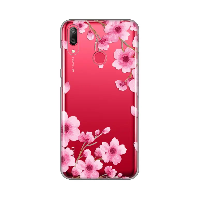Torbica Silikonska Print Skin za Huawei Y7 2019/y7 Prime 2019 Rose Flowers