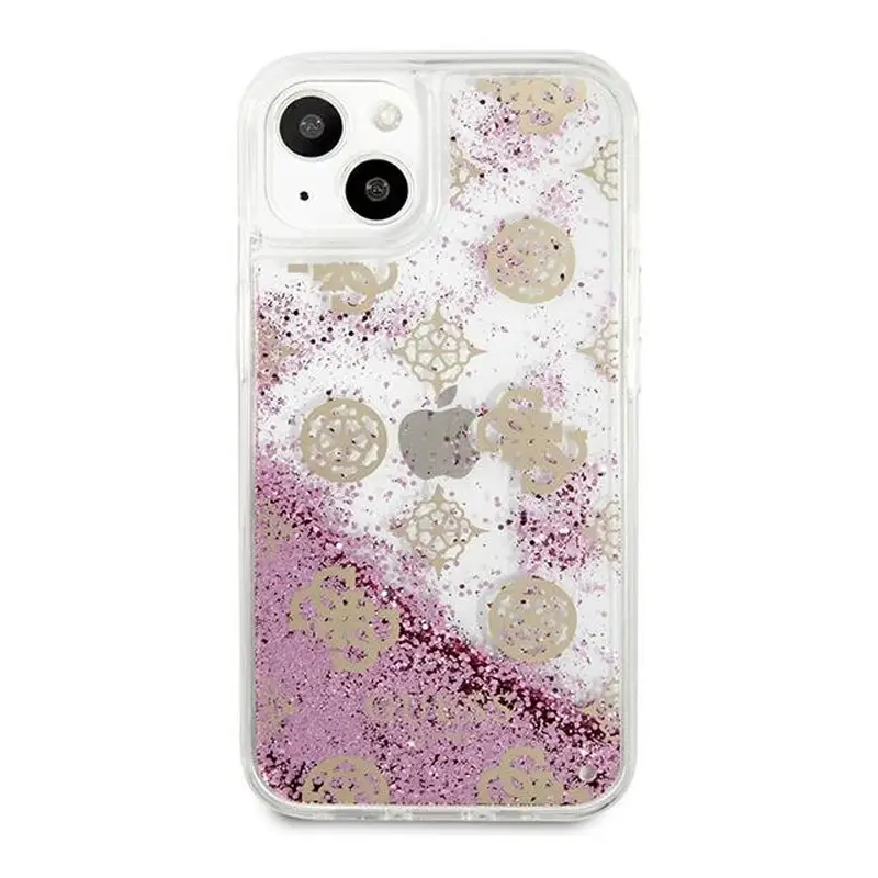 Torbica Guess Hc Liquid Glitter Peony za Iphone 13 6.1 Roze (guhcp13mlgpepi)