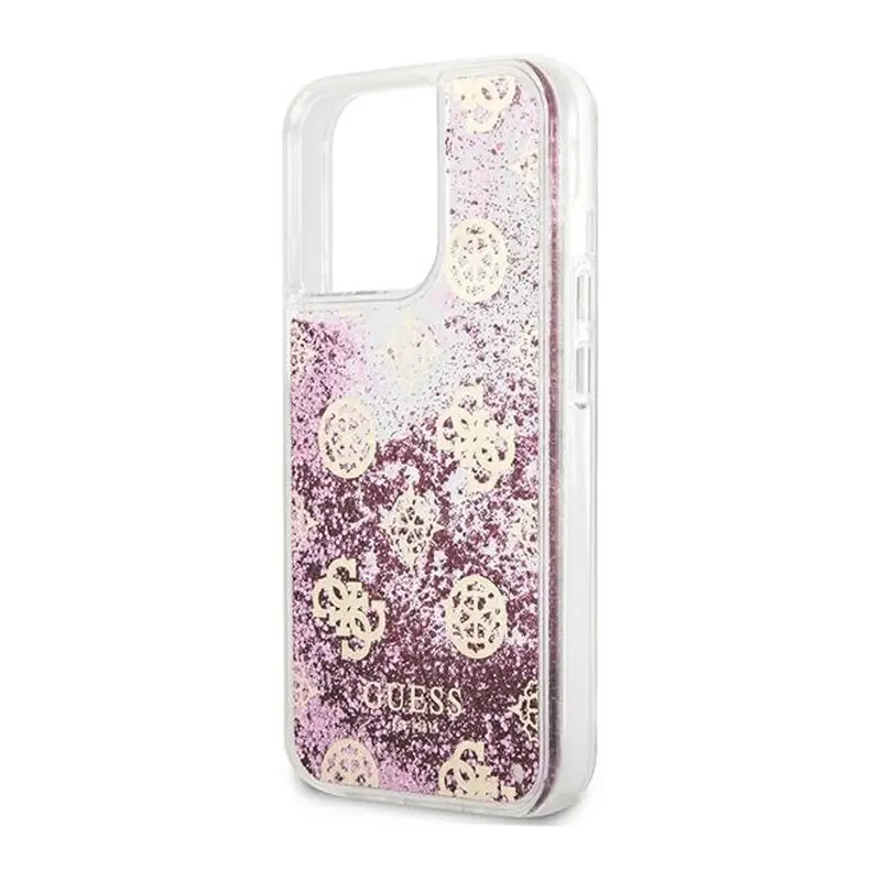 Torbica Guess Hc Liquid Glitter Peony za Iphone 13 Pro 6.1 Roze (guhcp13llgpepi)
