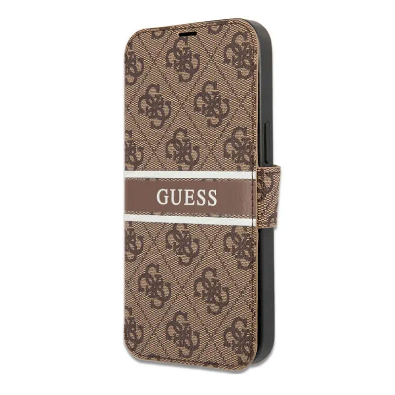 Torbica na Preklop Guess Bk Pu 4G Stripe za Iphone 13 6.1 Braon (gubkp13m4gdbr)