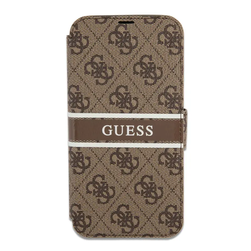 Torbica na Preklop Guess Bk Pu 4G Stripe za Iphone 13 6.1 Braon (gubkp13m4gdbr)