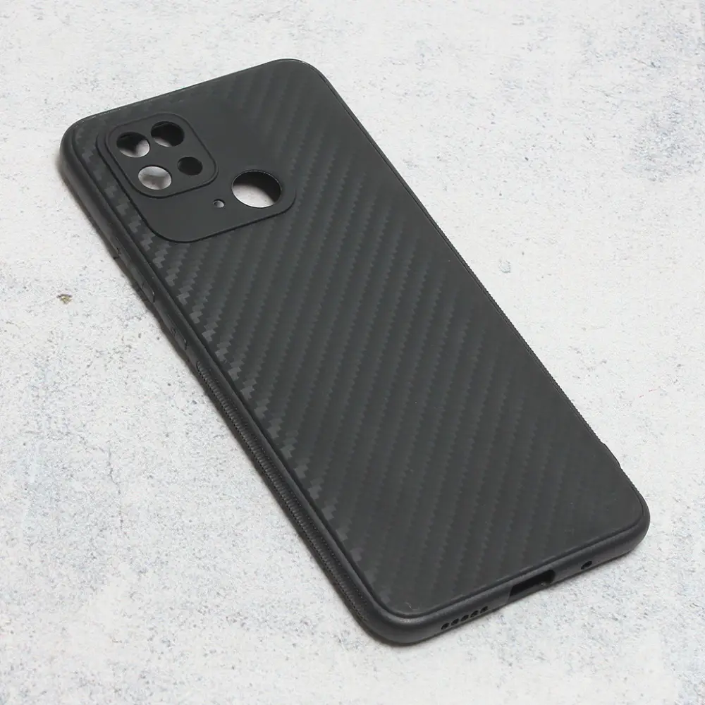 Torbica Carbon Fiber za Xiaomi Redmi 10C Crna